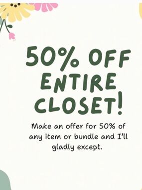 Closet Clean Out. Get this inventory gone!!